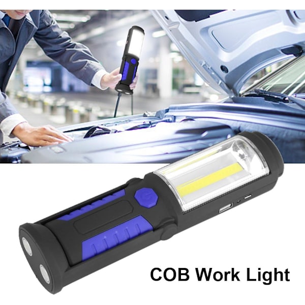 Ladattava LED-työvalo magneettisilla LED-taskuloilla 2200 mAh COB