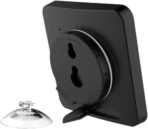 Badklock Timer Badrumstermometer Vattentät Hygrometer B