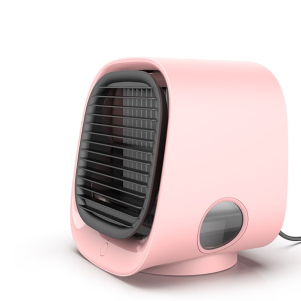 Moderne mini luftkjøler USB AC / Vifte luftfukter - rosa