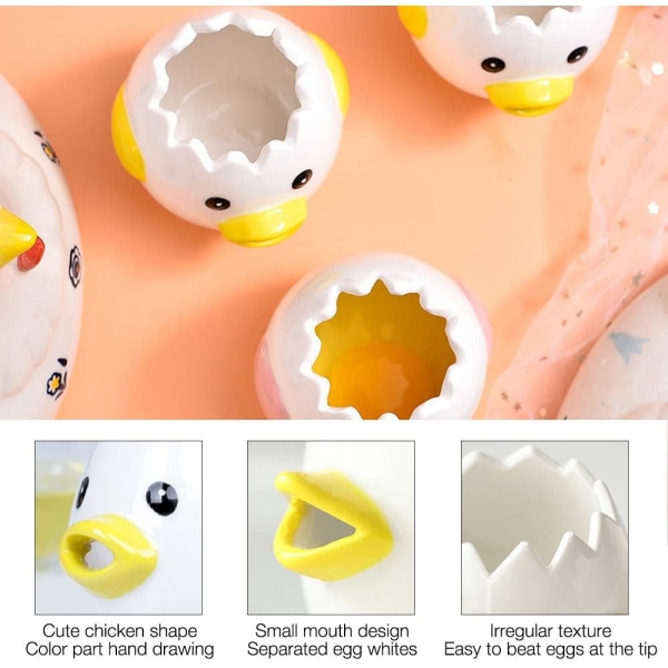 Egg Separator Yolk Egg White Chick, Chicken Egg White Separator,