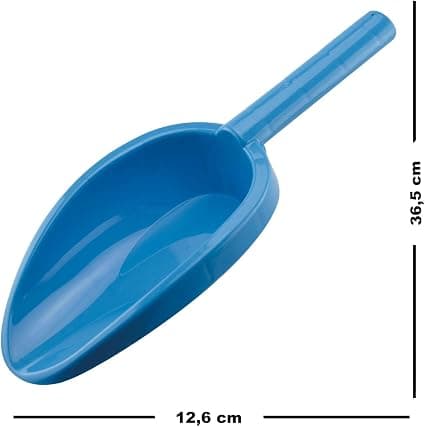 1 stk. Plastskuffe, Blå, ca. 36,5 x 13 x 6 cm, for barn