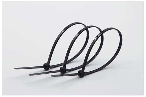 100 stk. Kabelbindere i plast, sorte kabelbindere 300 x 3,6 mm nylon