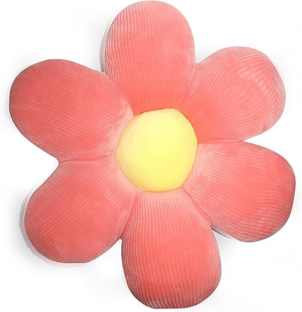 Blomsterkudde plyschkudde, Kawaii blomformad kudde, blomformad