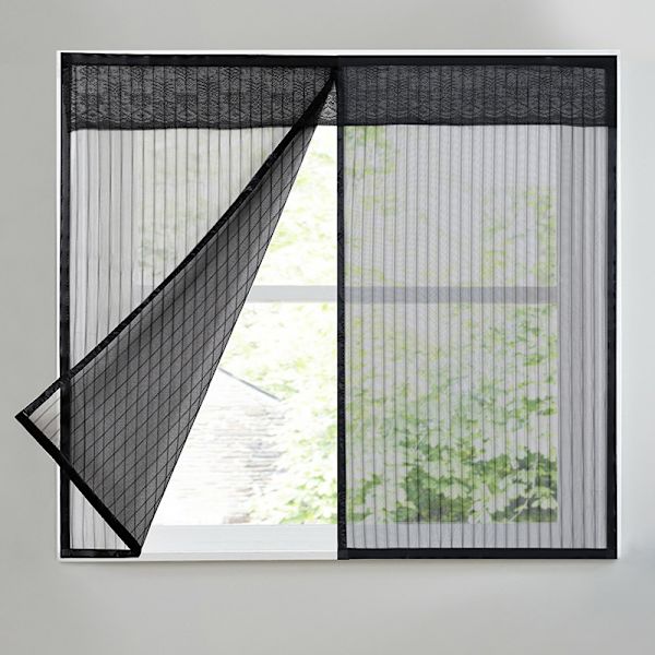 Magneettinen hyönteisverkko ikkunaan (100 x 120 cm), hyttysverkko