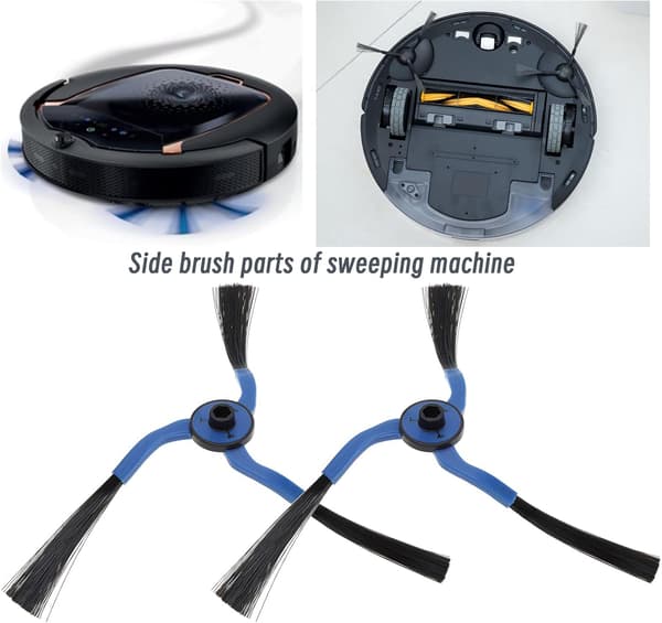 6-pack RM72VR sidoborstar ersättning för robotdammsugare