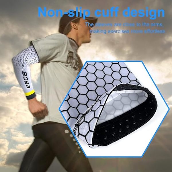 Anti-UV-varsisuojat, viilentävät hihat, liukumattomat unisex-hihat