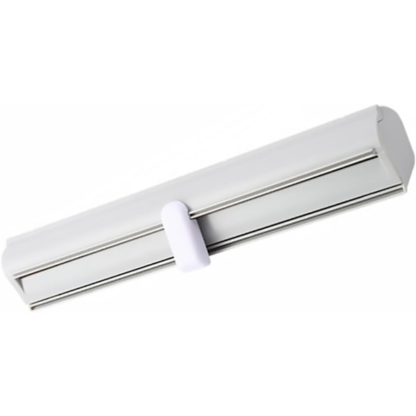 1 st grå plastfolie skärlåda matdispenser metallskärare Pl