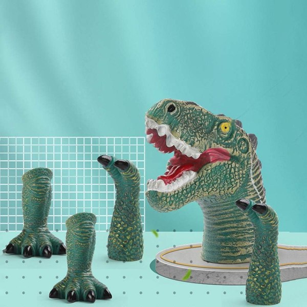 Dinosauruksen sormi ja nukkekäsi Dino T-rex Puppets Animal Raptor