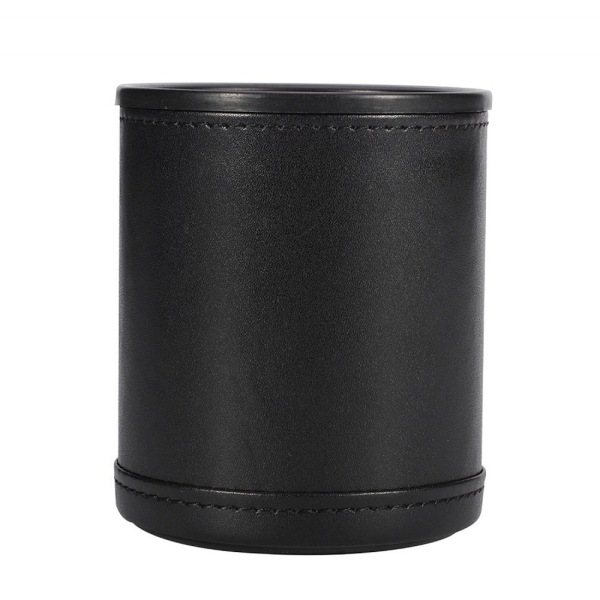 Sort Og Grøn Læder Terningekop Med Låg Til Liars Dice Farkle