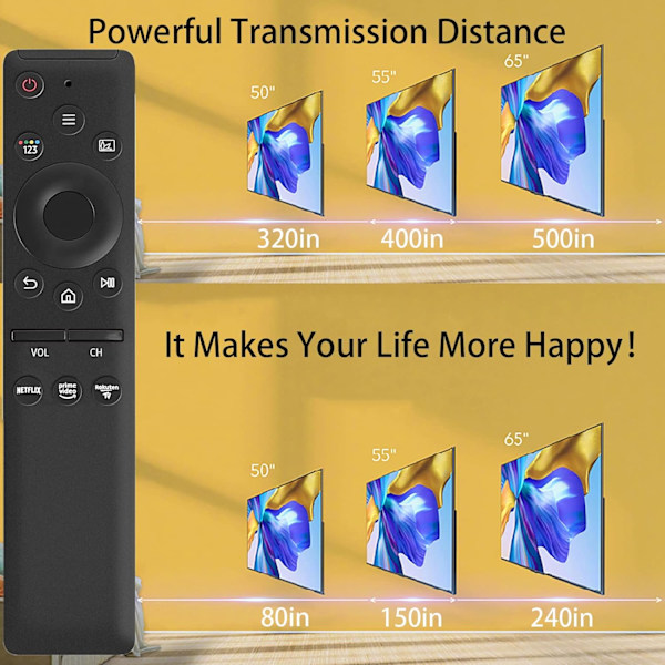 Universal fjernkontroll erstatning for Samsung Smart-TV LCD LED