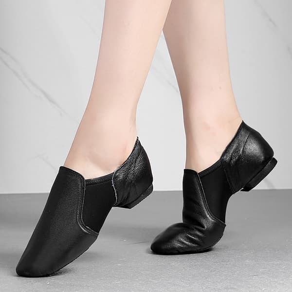 Lær Jazz slip-on dansesko, egnet for jenter, gutter og til