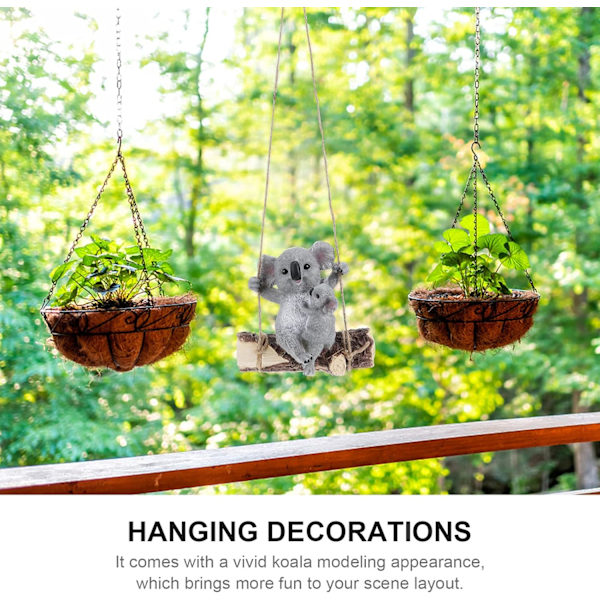 Koala Koala Karhu Keinu S Puutarha Ikkunan Ripustuskoriste