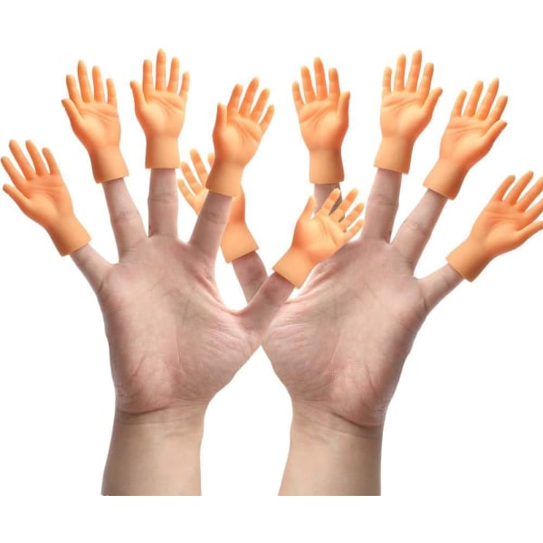 Finger Puppet Mini Finger Mini Finger Mini Finger Tok Sæt med 10 P