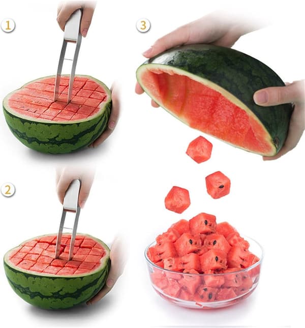 Rustfritt stål vannmelonkutter - vannmelonkutter - fruktkutt
