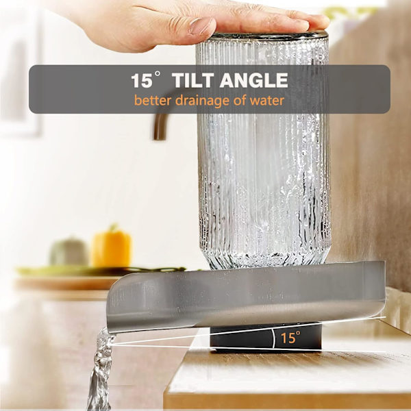 Lasinhuuhtelulaite, ruostumattomasta teräksestä valmistettu lasinhuuhtelulaite keittiön altaisiin, Aut