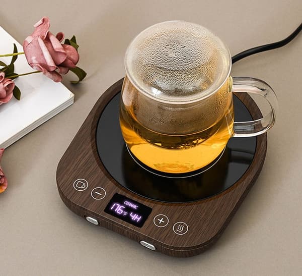 (NO Kopp) med 3 temperaturinnstillinger, kaffeplate med A