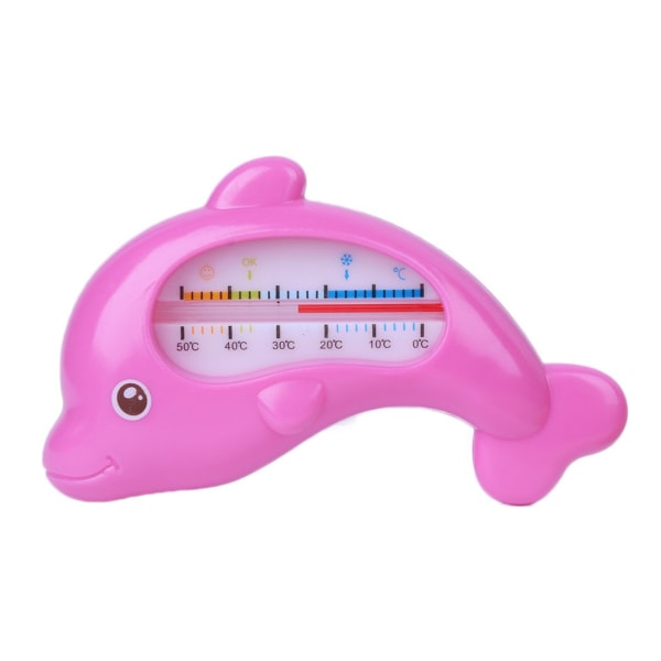 Pink Dolphin Babybadetermometer - Temperaturtestværktøj