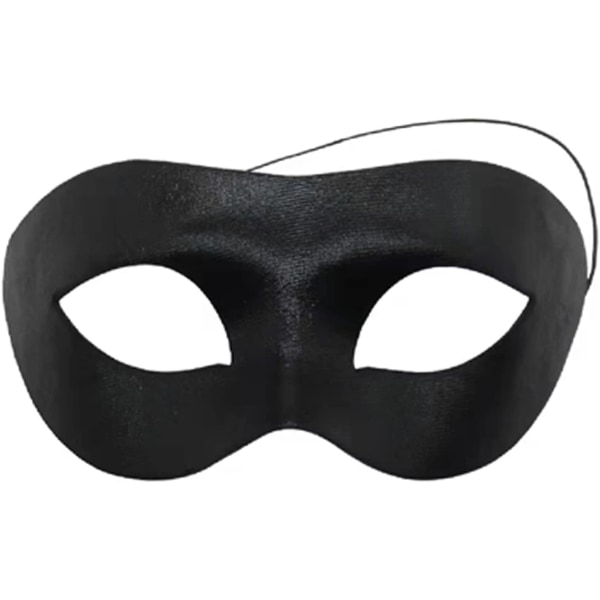 Masquerade Mask Sort, Halloween Masquerade Masker, Sort Mardi Gr