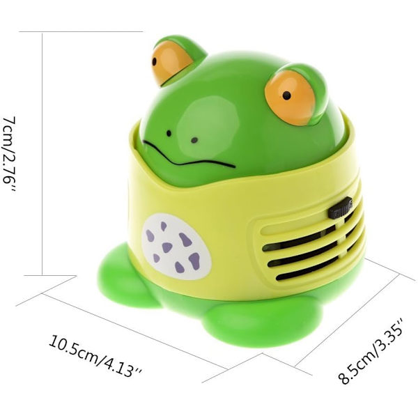 Bordrenser Desktop Støvsuger Mini Frø Støvsamler Hel