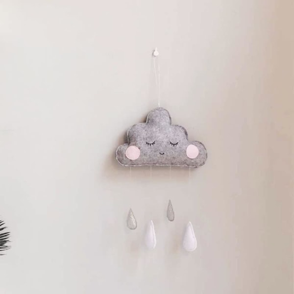 Pilvi Raindrop Riipukset Lastenhuone Makuuhuoneen Ikkuna Seinä Sävy Pinnasängyt Be