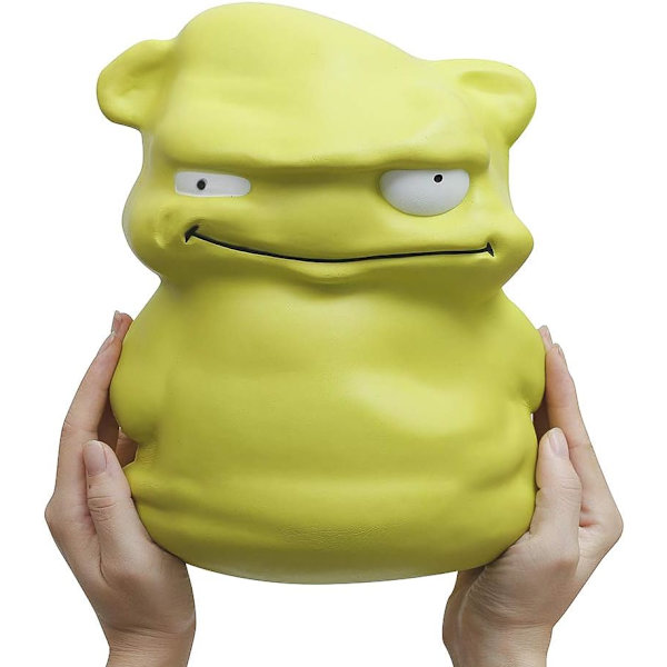 9,8 tum Doftande Kläm Leksak Långsamt Stigande Jumbo Grön Monster Kawai