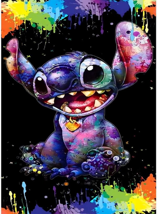 30*40CM 5D Diamantmaling, Stitch Diamantmaling, Full Diamant