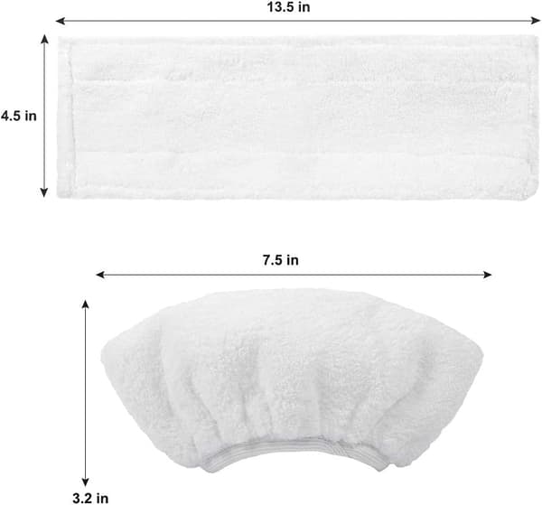 3 mikrofiberdukar + 3 mikrofiberdukset för Kärcher SC5/SC4