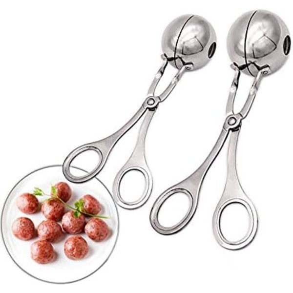 2 non-stick köttbullar, rostfria köttbullstänger, köttbulle