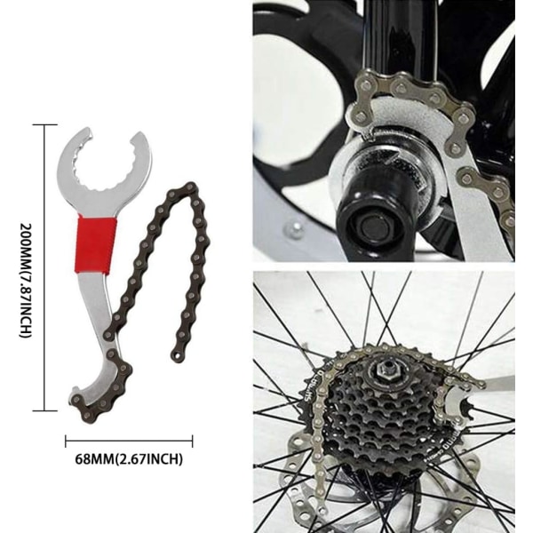 Mountainbike cykel cykel reparationsværktøjssæt, cykelkæde, Brack