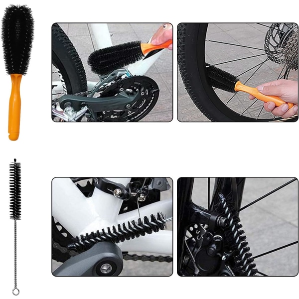 7-pack cykelrengöringskit, cykelrengöringsverktyg