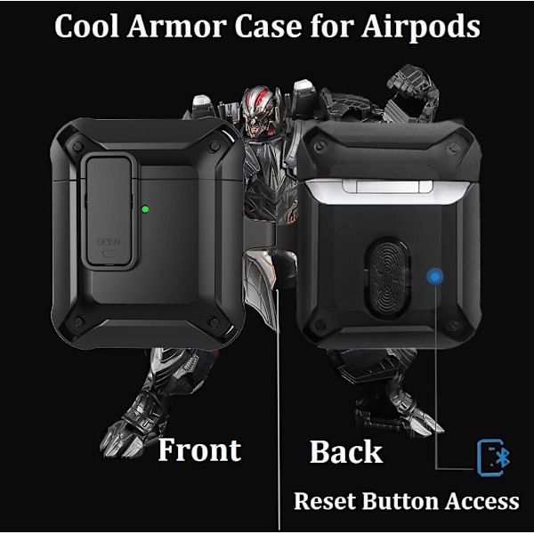 Airpods Case Cover, [Secure Lock] AirPod Protective Case Herr Dam