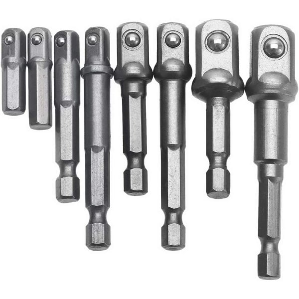 1/4\" 3/8\" 1/2\" Magnetisk Bit Holder Skruetrækker Forlænger Adapter