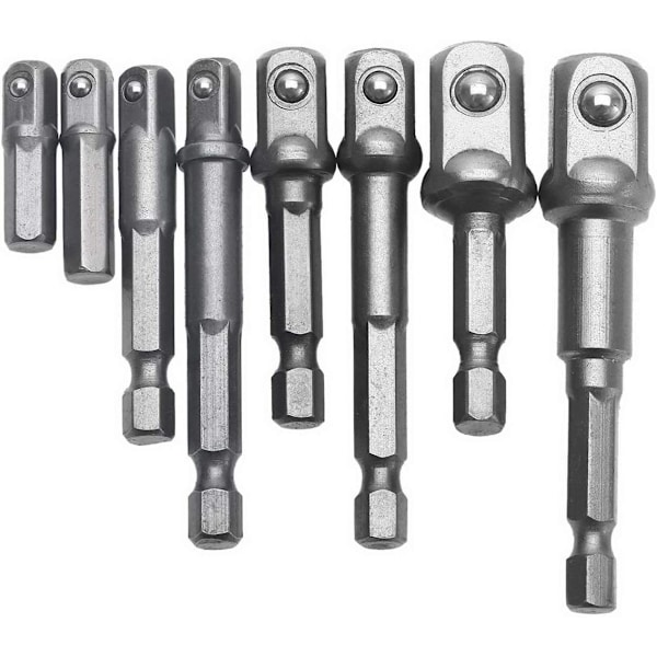 1/4\" 3/8\" 1/2\" Magnetisk Bithållare Skruvmejsel Förlängningsadapter