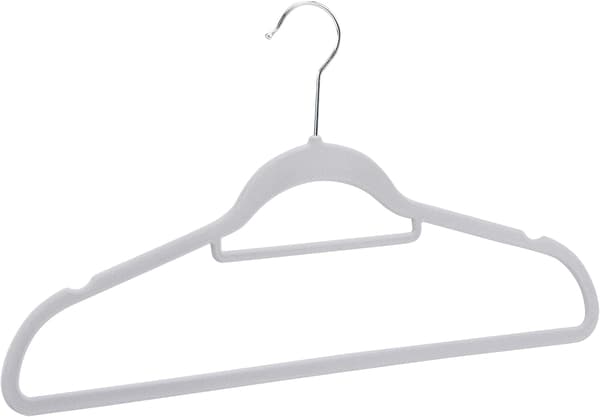 Liukumaton ja haalistumaton henkari 45cm harmaa