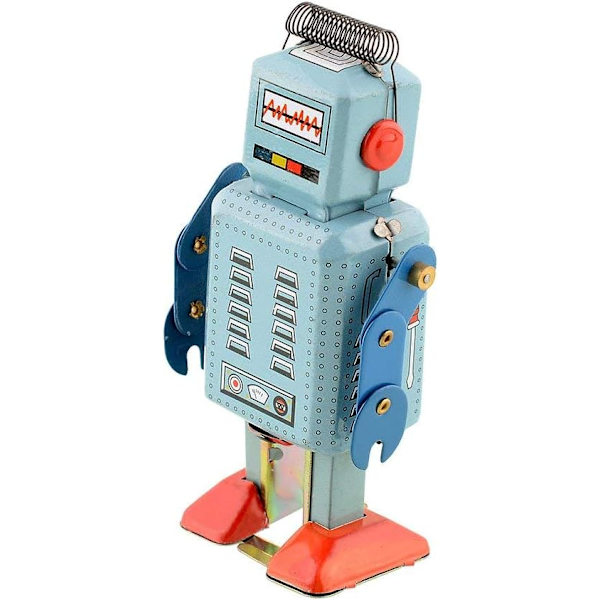 Vintage mekanisk robot klassisk mekanisk fjeder til samling