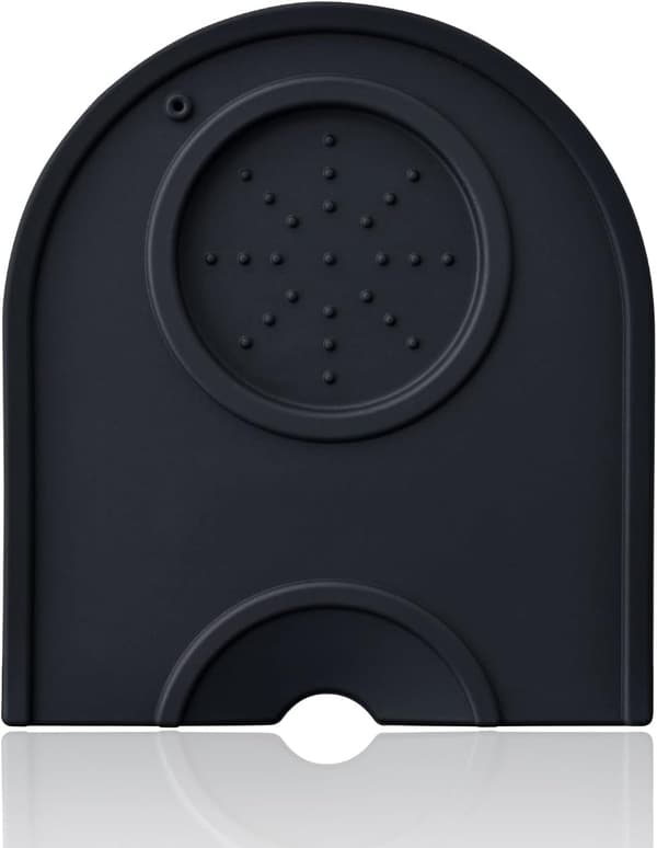 Kaffe Tamper Mat Silikonmatta, Espresso Tamper Mat,Halkskyddad Coff
