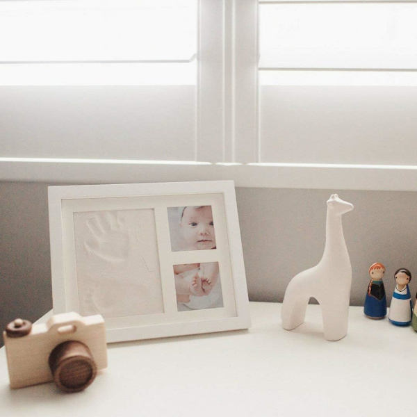Baby Handprint och Footprint Maker Kit Nyfödda Pojkar och Flickor Sou