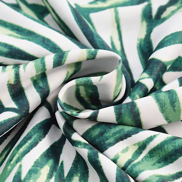 Bladmønstret polyester blackout gardiner 132*183CM