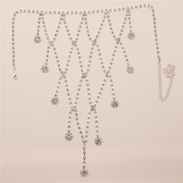 1PCS Mesh Hänge Axelrem Lyx Kvinnor Smycken Strass