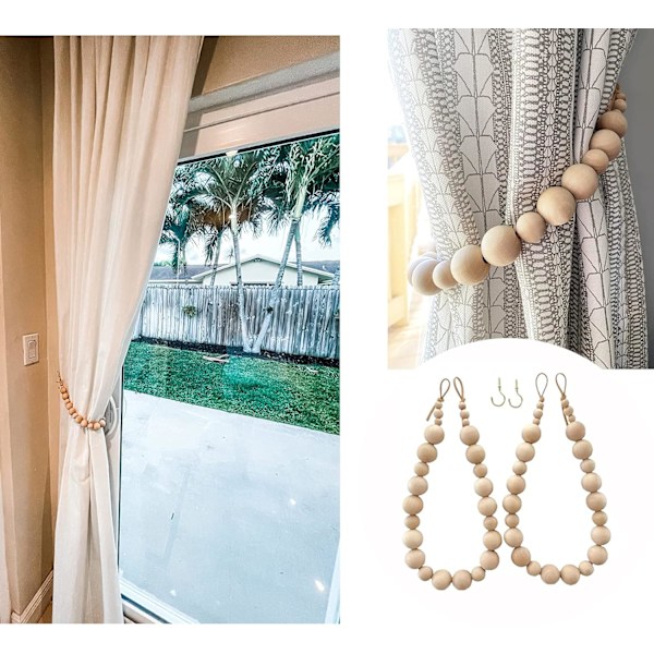 Gardinstop i Boho-stil