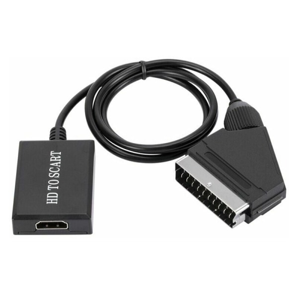 hdmi til scart konverter hd 1080p lyd video adapter til hdmi til