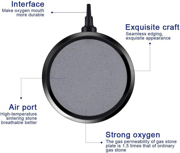 Akvarieluftdiffusor, Bubbler Aquarium Air Stone Aquarium Air St