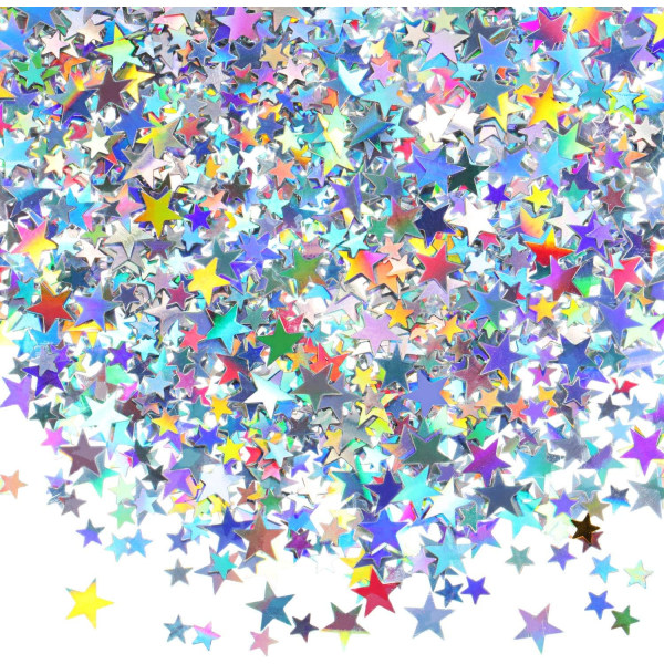 60g Star Shape Confetti Glitter Star Table Confetti Metallfolie St