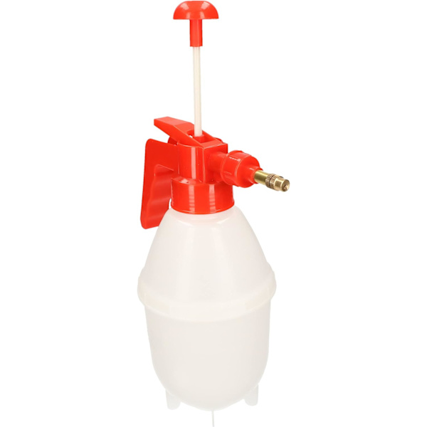 0,8L trykksprøyte med justerbar dyse for spraying av planter.