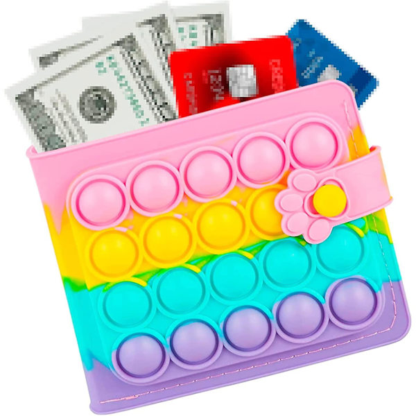 Pop Purse Tegnebog Taske Til Piger Kvinder Fidget Pops Poppet It Cute M