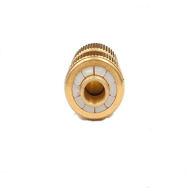 Set med 2 messing hageslangekoblinger/kontakter 13 mm (1/2\") - Aqu