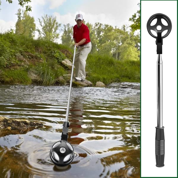 Golf Retriever, Rustfrit Teleskopisk Indtrækkelig Golf Retriever