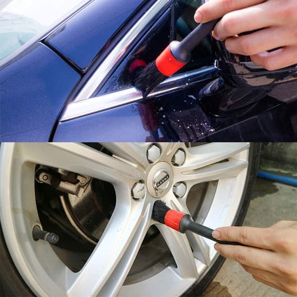 Detaljeringsborste, 5 st Auto Detaljeringsborste Set, Rengöringsborste Set