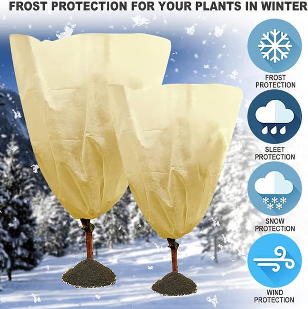 Frostsäkra filtar för växter Värmeskydd för växter Frostsäkerhetsskydd för vinterväxter