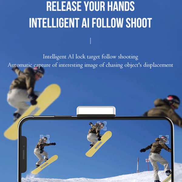 Intelligent Selfie Shooting Gimbal 360° Auto Face Tracking Camera